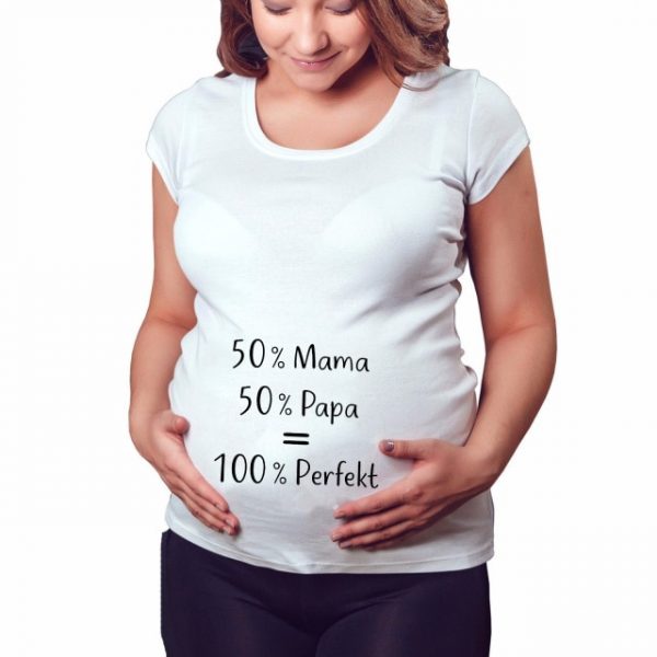 T-shirt maternité humoristique pour femme enceinte, Haut à col rond, avec des lettres et mots, transparent 2020