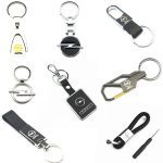 3D Metal Car Key Chain Key Ring Keyring For Opel Astra H G J Insignia Mokka Zafira Corsa Vectra C D Antara Car Accessories