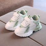 Baskets légères et décontractées avec amortisseur pour enfant, taille 21-30, chaussures résistant à l'usure et respirantes pour bébé fille et garçon, style espadrilles,