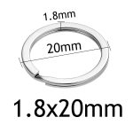 Flat 1.8x20mm