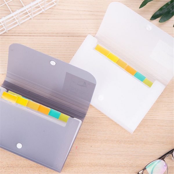 Porte document organisateur en plastique format A6 de 13 pochettes, porte-papier pour classer ses dossiers et expansion de fichiers, portefeuille fourniture de bureau, lot de 1 pièce