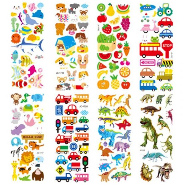 100 Packs 600pcs)Autocollants répulsifs pour enfants et adultes, 6