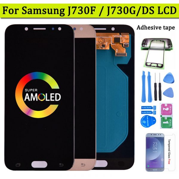 Ensemble écran tactile LCD Super Amoled, pour Samsung Galaxy J7 Pro 2017 J730 J730F
