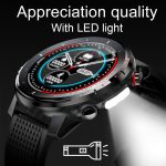 LIGE – montre connectée pour les hommes, étanche conforme à la norme IP68, ECG, moniteur de rythme cardiaque et de pression sanguine, moniteur d'activité physique, 2021