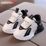 Baskets légères et décontractées avec amortisseur pour enfant, taille 21-30, chaussures résistant à l'usure et respirantes pour bébé fille et garçon, style espadrilles,