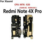 Module de Microphone + carte de Port de chargement USB, pièces de connecteur de câble flexible pour Xiaomi Redmi Note 4 4X 4xpro, remplacement Global, nouveau