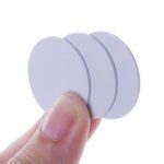 10PCS Ntag215 NFC Tags Phone Available Adhesive Labels RFID Tag 25mm Coin Holder Capsules Box Storage Clear Round Display Cases