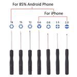 Kit d'outils à main ouverture barre de levier écran démonter tournevis ensemble outils de réparation pour iPhone pour Samsung HuaWei Xiaomi téléphone portable