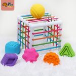 Jeu de tri en forme d'innybin pour bébé, jeux éducatifs d'apprentissage Montessori pour enfants