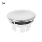 Bathroom Basin Sink Overflow Ring Six-foot Round Insert Chrome Hole Cover Cap
