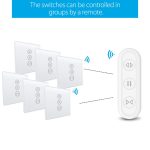 Tuya Smart Life RF WIFi Smart Curtain Blinds Roller Shutter Switch Google Home Alexa Echo Voice Control Smart Home App Timer
