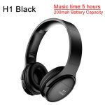 Casque filaire et sans fil H1 Pro, oreillettes de jeu, Bluetooth v5.0, stéréo, over-ear, stop-bruit, avec support micro et carte TF