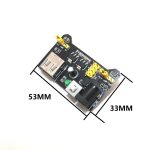 Module d'alimentation 3.3V 5V MB102, 830 points, carte de pain PCB sans soudure, Test développement 65 fils de cavalier