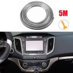 Super Flexible 5M Car Interior Moulding Trim Strip Door Gap Edge Moulding Trim Universal Decorative Line Auto Accessorie CSV