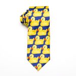 Cravate canard en caoutchouc jaune pour hommes, 8CM de largeur, à la mode, de l'émission de télévision comment j'ai rencontré votre mère, cadeau pour hommes