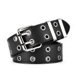 Ceintures en alliage de mode pour femmes, chaîne de luxe pour cuir véritable, nouveau style de Jeans à boucle ardillon, rétro décoratif Punk