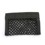 Car Rear Seat Storage Bag Trunk Mesh Auto Organizer Double-deck Elastic String Net Magic Sticker Pocket Bag Car Trunk Organizer