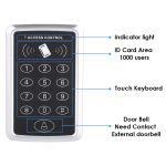 125KHz RFID Access Control Keypad EM Card Reader Door Access Control System Door Lock Opener Keyboard System
