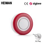 HEIMAN Zigbee 3.0 smart Strobe flash Siren Horn alarm Sound with 95DB big sounds to threaten thief HA1.2