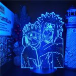 Naruto – lampe 3D Anime Uzumaki Naruto Jiraiya, veilleuse, luminaire décoratif créatif, idéal pour une chambre à coucher