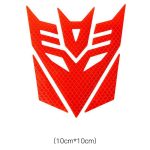 Car Styling Plastic 3D Car Stickers Cool Autobots Logo Transformers Badge Emblem Tail Decal Motorcycle bicycle Car decoration