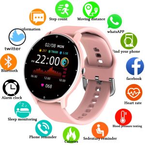 Montre connectée pour Xiaomi, bracelet de sport pour femmes, avec prévisions météorologiques en temps réel, moniteur d'activité et de fréquence cardiaque