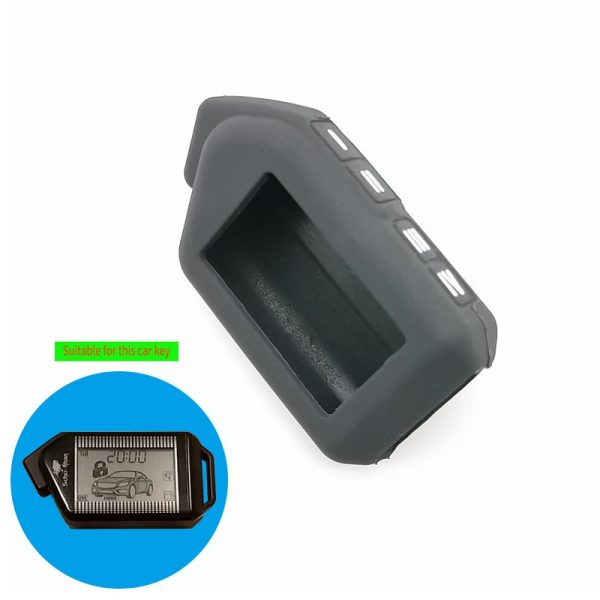 Rubber Silica gel Key Case Cover For Sher-khan Mobicar A Mobicar B Safety In Two Senses Car Alarm System Russian Version Fob