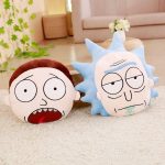 Figurine de concombre Rick & Morty en peluche douce, poupée de concombre maléfique Anime autour de l'oreiller doux, cadeau pour enfants, 25-50cm