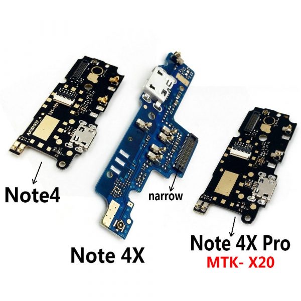 Module de Microphone + carte de Port de chargement USB, pièces de connecteur de câble flexible pour Xiaomi Redmi Note 4 4X 4xpro, remplacement Global, nouveau