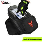 Touch Screen Motorcycle Bag Moto Single Shoulder Bag Motocross Fuel Tank Bag Magnetic Fixed Straps Mobile Phone Navigation 7inch