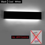 LED Wall Light RGB Dimmable Bluetooth APP Remote Control Wall Lamp For Decorative Atmosphere Connect to AC220V/110V Wires