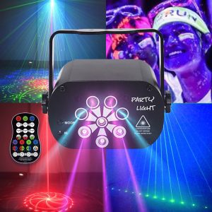 129 Patterns USB Rechargeable Led Laser Projector Lights RGB UV DJ Party Disco Light for Wedding Party Birthday Party dj bedroom