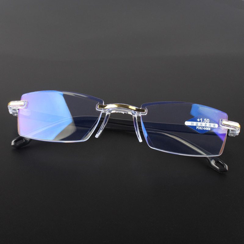 Lunettes-de-lecture-Anti-rayons-bleus-pour-hommes-et-femmes,-coupe-sans-bords,-presbytie,-nouvelle-collection Lunettes de lecture Anti-rayons bleus pour hommes et femmes, coupe sans bords, presbytie, nouvelle collection