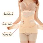 Ceinture abdominale post-partum 3 en 1 pour récupérer le corps, Corset après accouchement, Corset d'entraînement à la taille