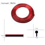 Super Flexible 5M Car Interior Moulding Trim Strip Door Gap Edge Moulding Trim Universal Decorative Line Auto Accessorie CSV