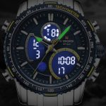 NAVIFORCE Men Watch Top Luxury Brand Big Dial Sport Watches Mens Chronograph Quartz Wristwatch Date Male Clock Relogio Masculino