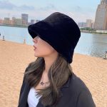 Chapeau seau en fausse fourrure pour femme et fille, solide, épais, doux et chaud, idéal pour la pêche ou les vacances en plein air