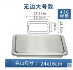 Stainless Steel Flush Recessed Built-in Balance Swing Flap Lid Cover Trash Bin Garbage Can Kitchen Counter Top