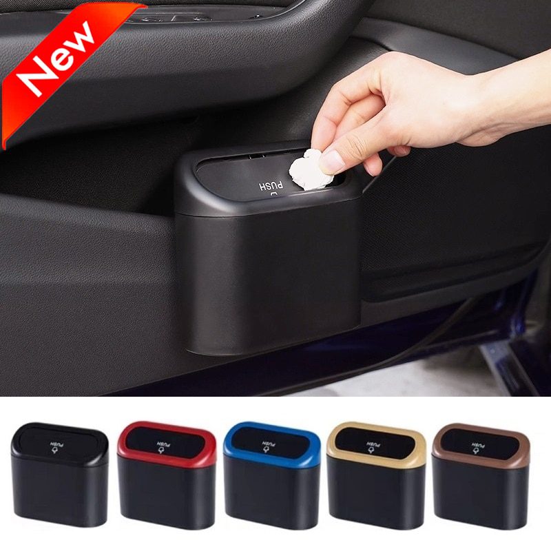 Car-Trash-Can-Interior-Organizer-Storage-Box-Car-Garbage-Bag-Press-Sealed-Trash-Can-Auto-Storage-Bin-Accessories Car Trash Can Interior Organizer Storage Box Car Garbage Bag Press Sealed Trash Can Auto Storage Bin Accessories