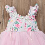 Robe de princesse en dentelle pour filles, tenue longue d'été, pour spectacle, fête d'anniversaire, mariage
