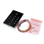 Waterproof WiFi Bluetooth TuyaApp Backlight Touch 125khz RFID Card Access Control keypad WG 26 output Anti-disassembly Alarm