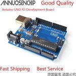 Carte de développement UNO R3, boîte officielle + puce MEGA328P pour Arduino + câble USB, 1 pièces, en STOCK