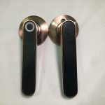 Smart Biometric fingerprint Door Lock Code Phone APP Bluetooth One time code Dynamic code Unlock log Wooden Door handle lock