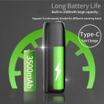 Pluscig – cigarette électronique P9, kit de boîte à vapoter, charge rapide, fumée continue, pour chauffer le bâton de tabac