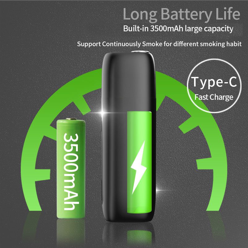 Pluscig – cigarette électronique P9, kit de boîte à vapoter, charge rapide,  fumée continue, pour chauffer le bâton de tabac | ✓ Meilleur prix au Maroc  et ailleurs