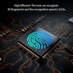 Home Office With Keys Electronic Bedroom Sensitive Smart Biometric USB Port Apartment Security Fingerprint Door Lock Anti Theft