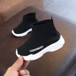 Automne Hiver Enfants Baskets Enfants Chaussures Décontractées À Enfiler respirant Enfants Chaussettes Chaussures de neige Antidérapantes Bottes Garçons Filles Chaussures de Sport