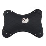 Artificial Leather Car Neck Pillows Support Comfortable Universal Single Headrest Fit For Most Auto Accessories Fills Fiber