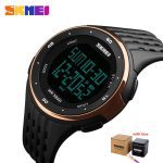 SKMEI 1219 Men Digital Watch LED Display Waterproof Male Wristwatches Chronograph Calendar Alarm Sport Watches Relogio Masculino
