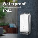 ZOGIN Wireless Doorbell Waterproof Self-powered Smart Door Bell Home No Battery Required Cordless Ring Dong Chime timbre calling